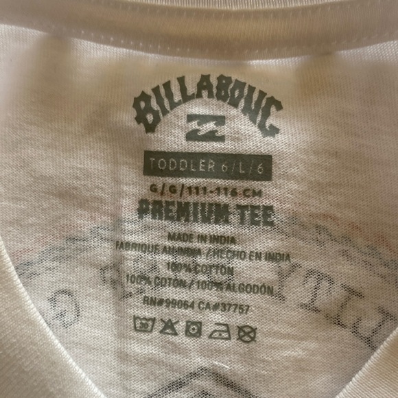 🆕 Billabong Boys Tee - Size 6 - Picture 7 of 7